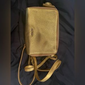 Nine West gold crossbody bag
